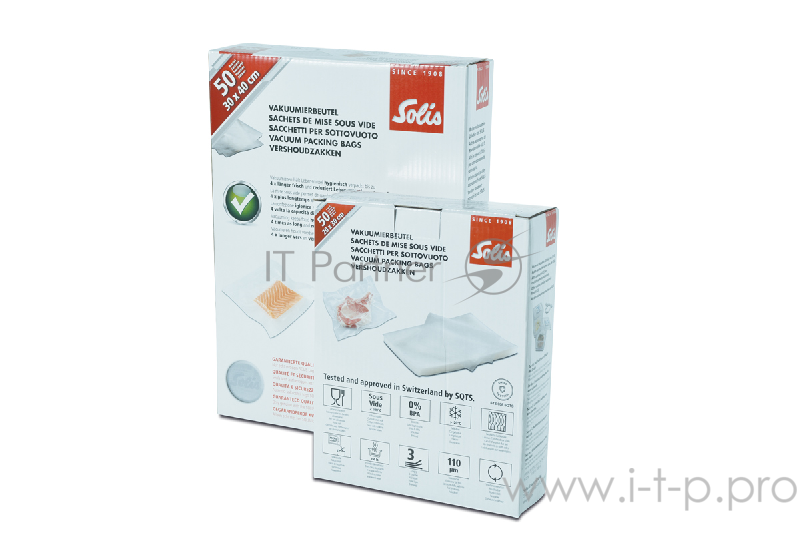 Пакеты д/вак. упак. Solis Vac 20*30