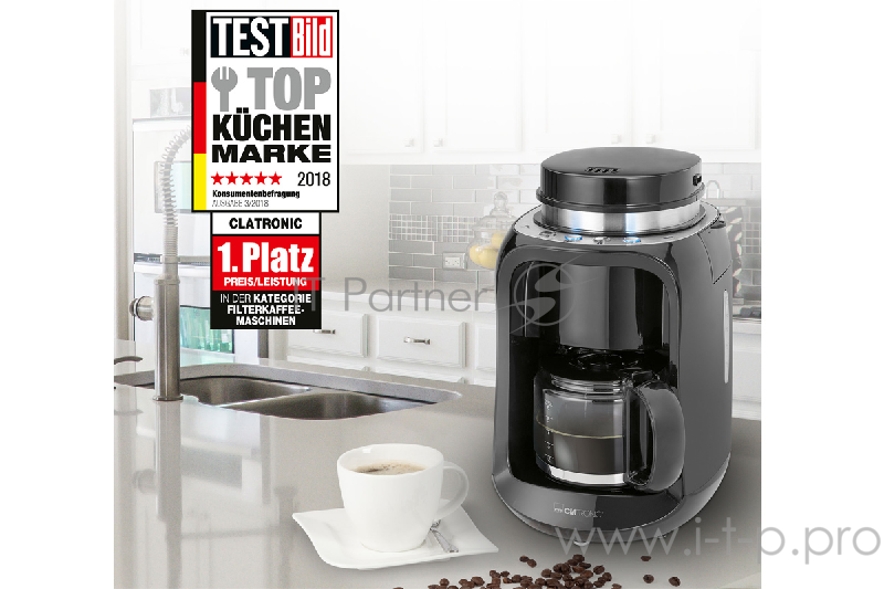 Кофеварка Clatronic KA 3701 schwarz-inox