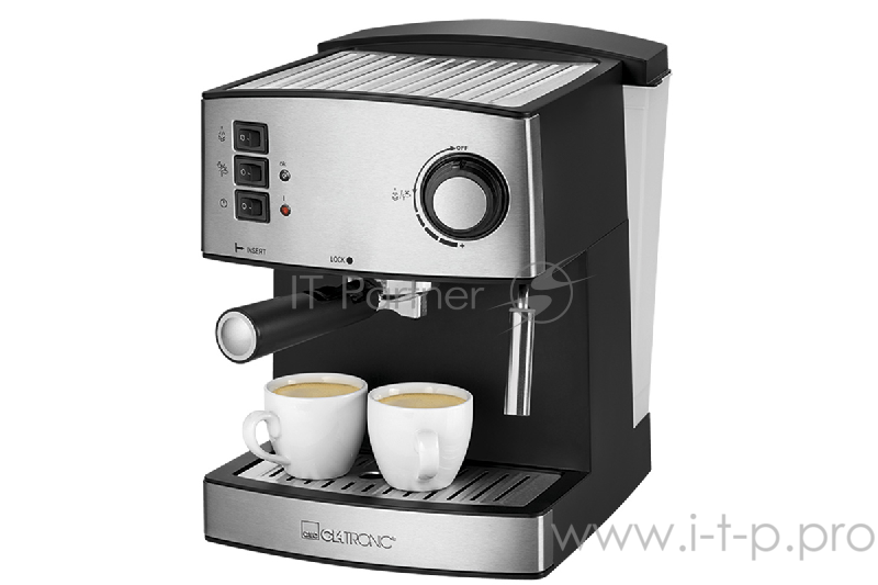 Кофемашина Clatronic ES 3643 schwarz-inox
