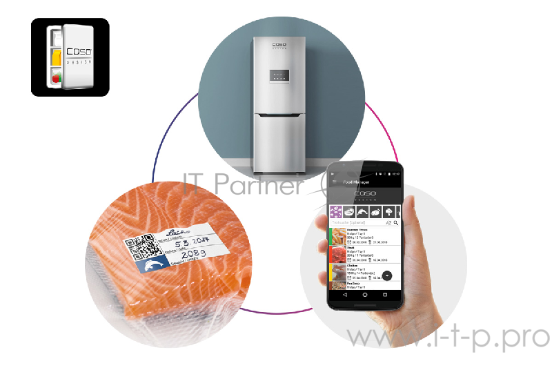 Рулоны д/вак.упак. CASO VC 20*600