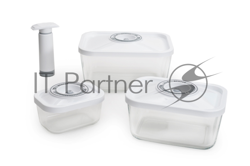 Контейнеры для вакуумных упаковщиков STATUS, набор VAC-Glass-Set Green