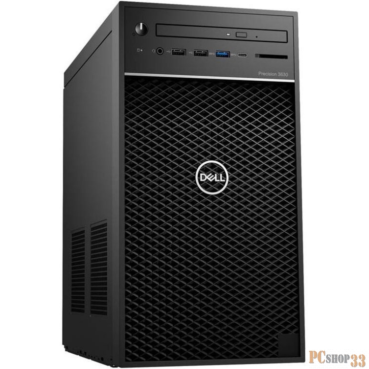 ПК Precision 3630 MT Core i5-9500 (3,0GHz) 8GB (1x8GB) DDR4 256GB SSD (M.2 PCIe) Nvidia Quadro P620 (2GB) TPM 300W W10 Pro 3 years NBD