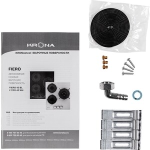 Варочная панель газовая Krona FIERO 45 BL