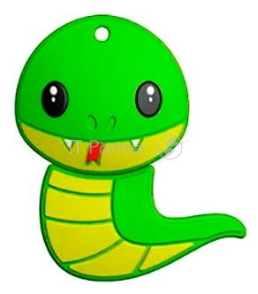 Флеш накопитель 8GB Mirex Snake, USB 2.0, Зеленый