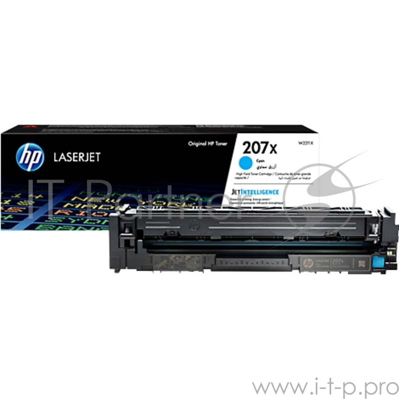 Картридж HP 207X лазерный голубой (2450 стр)
