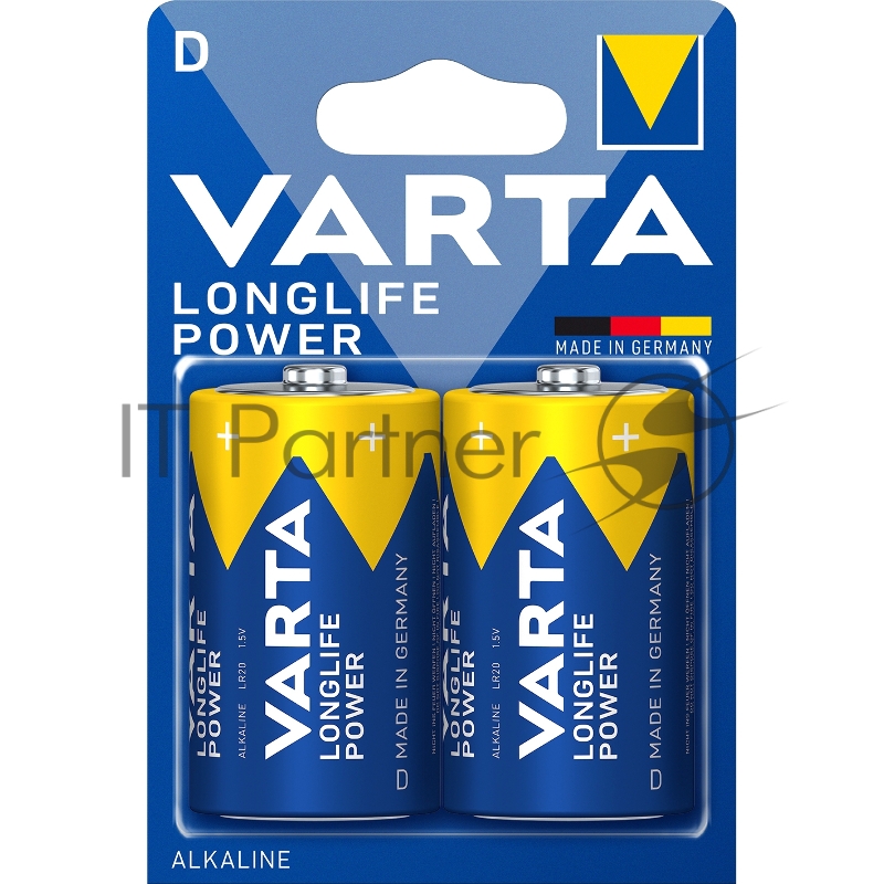 Батарейка VARTA LONGL. POWER D бл. 2