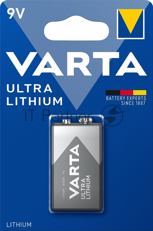 Элемент питания VARTA LITHIUM/ULTRA LITHIUIM 9V бл. 1
