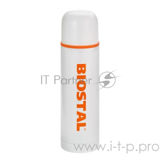 Термос с узкой горловиной BIOSTAL NB-500 С-W белый, 0.5 л. (в уп. 12 шт)