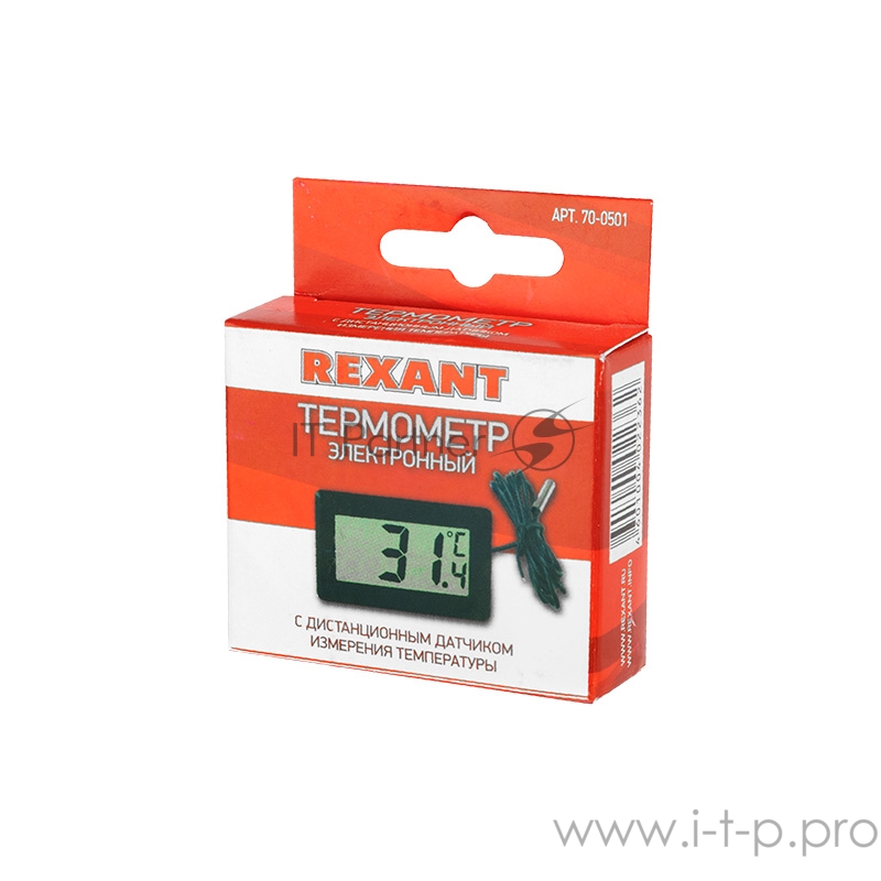 Метеостанции REXANT RM-01 70-0501 {Термометр электронный с дистанционным датчиком измерения температуры}