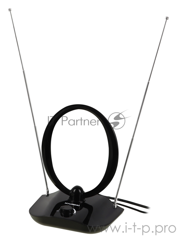 Антенна телевизионная Hyundai H-TAI400 30дБ активная черный