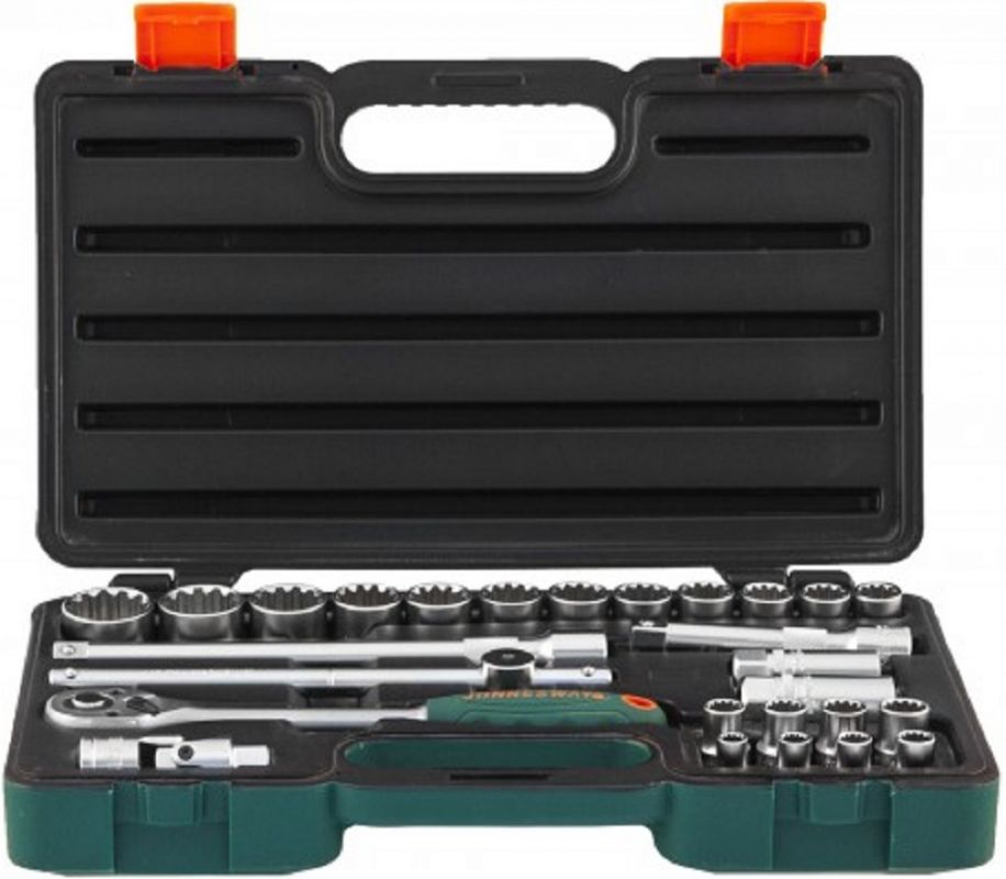 Набор головок JONNESWAY S68H4127S super tech 1/2dr 27 предметов