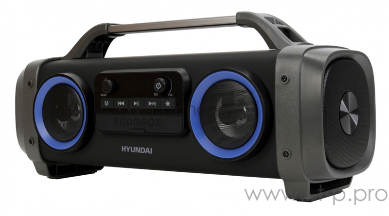 Аудиомагнитола Hyundai H-PCD400 черный 28Вт/MP3/FM(dig)/USB/BT/microSD