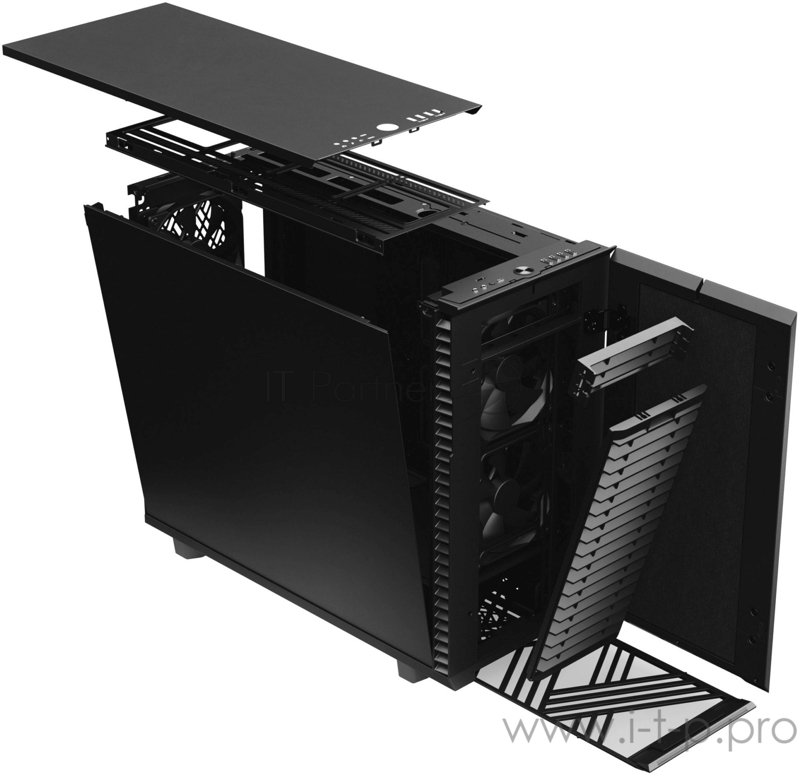 Корпус Fractal Design DEFINE 7 BLACK / mid tower / E-ATX / 3x140mm fans inc. / FD-C-DEF7A-01