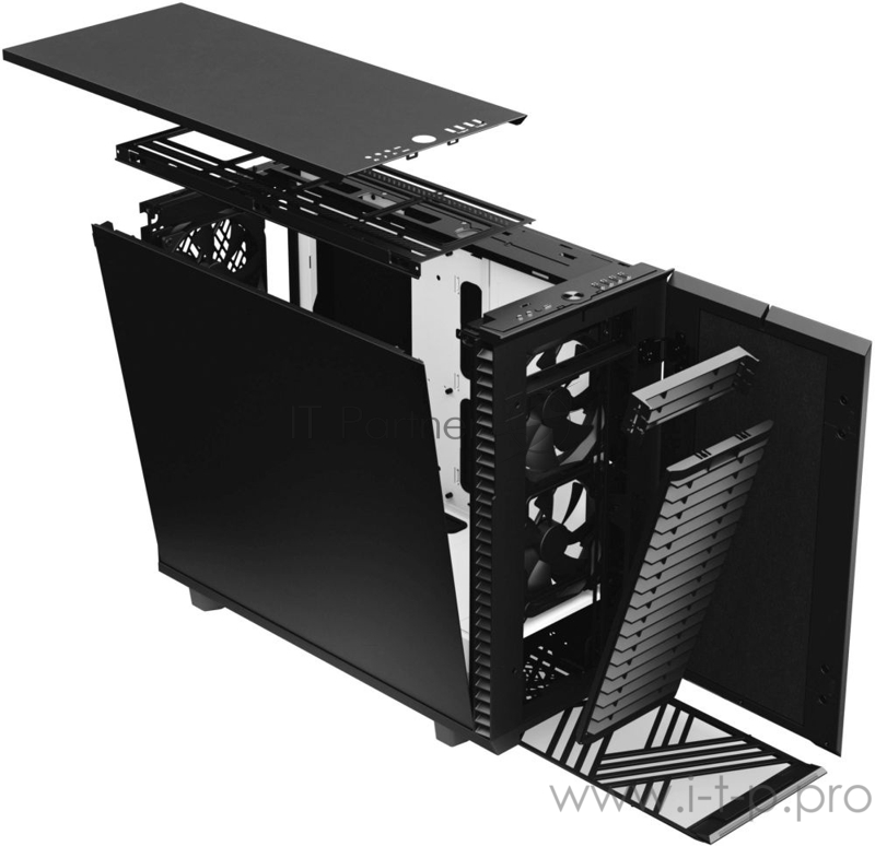 Корпус Fractal Design DEFINE 7 BLACK & WHITE / mid tower / E-ATX / 3x140mm fans inc. / FD-C-DEF7A-04