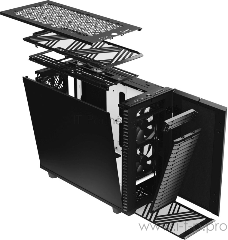 Корпус Fractal Design DEFINE 7 BLACK & WHITE / mid tower / E-ATX / 3x140mm fans inc. / FD-C-DEF7A-04