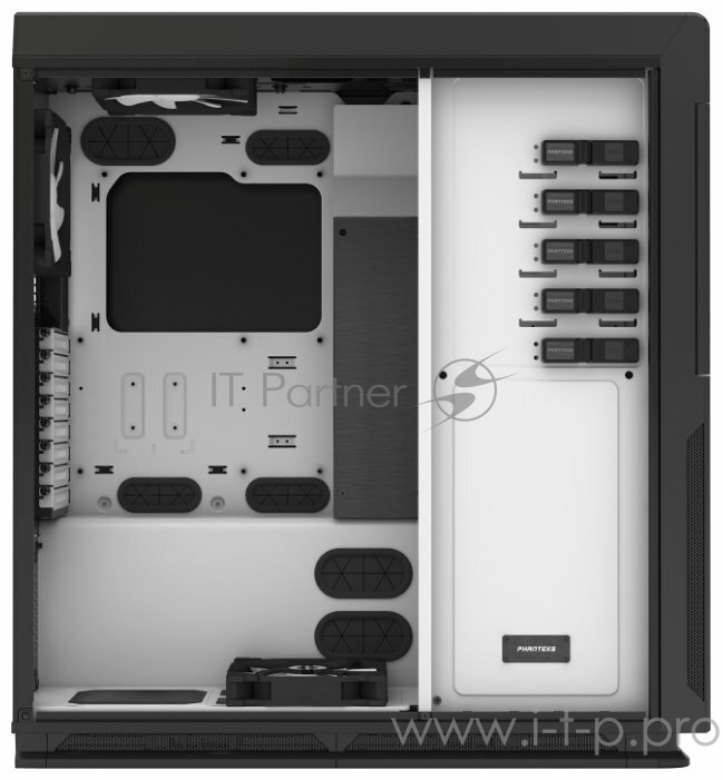 Корпус PHANTEKS Enthoo Primo SE Sand-blasting Black-White, White LED, без БП, алюминиевая лицевая и верхняя панели, боковое окно, Full-Tower