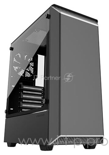 Корпус PHANTEKS Eclipse P300 Tempered Glass, Black-White, RGB LED иллюминация, цельнометалический, Mid-Tower