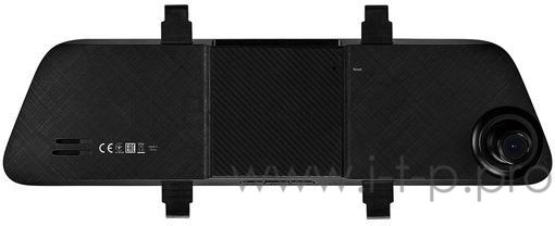 Видеорегистратор Prestigio PCDVRR410DL RoadRunner 410DL, 6.86 (1280x480) touch display, Dual camera: front - FHD 1920x1080@30fps, HD 1280x720@30fps, rear - VGA 640x480@30fps, CPU SSC8336, 2 MP CMOS GC2063 image sensor, 12 MP camera, 100° Viewing Angl