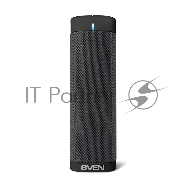 Портативная колонка SVEN PS-115, черный (10 Вт, TWS, Bluetooth, FM, USB, microSD, 1800мА*ч)