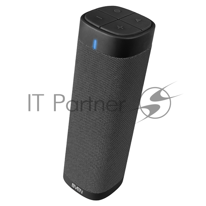 Портативная колонка SVEN PS-115, черный (10 Вт, TWS, Bluetooth, FM, USB, microSD, 1800мА*ч)