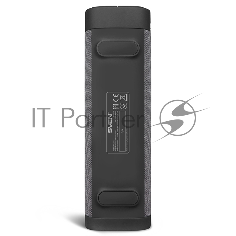 Портативная колонка SVEN PS-115, черный (10 Вт, TWS, Bluetooth, FM, USB, microSD, 1800мА*ч)