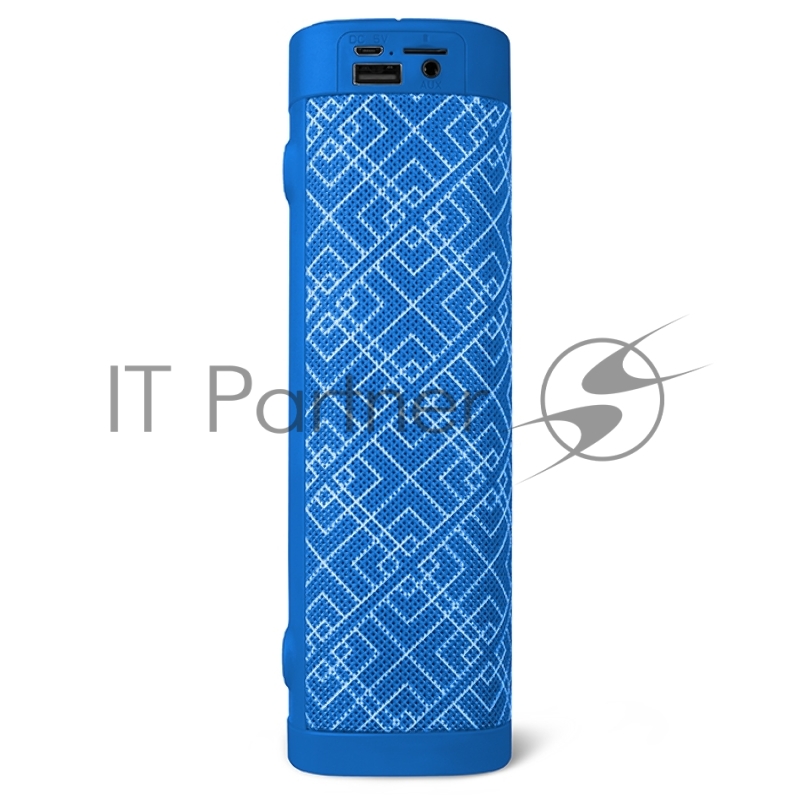 Портативная колонка SVEN PS-115, синий (10 Вт, TWS, Bluetooth, FM, USB, microSD, 1800мА*ч)