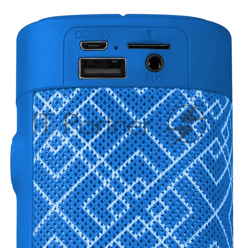 Портативная колонка SVEN PS-115, синий (10 Вт, TWS, Bluetooth, FM, USB, microSD, 1800мА*ч)