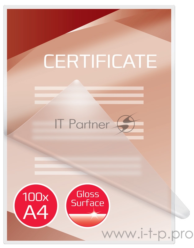 Пленка для ламинирования GBC 150мкм A4 (25шт) глянцевая 216x303мм 3740489