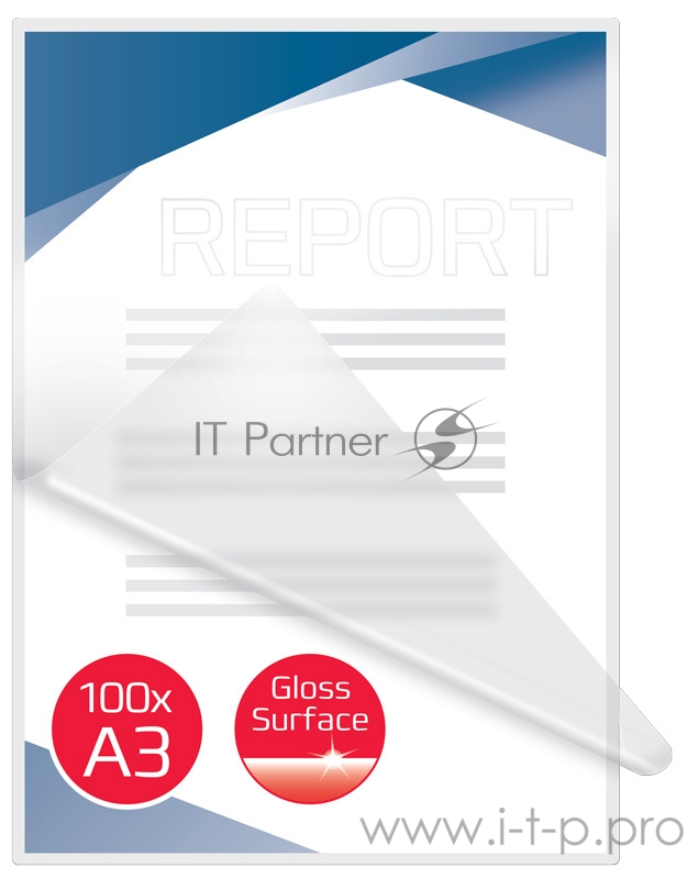 Пленка для ламинирования GBC 160мкм A3 (100шт) глянцевая 426x303мм IB583032