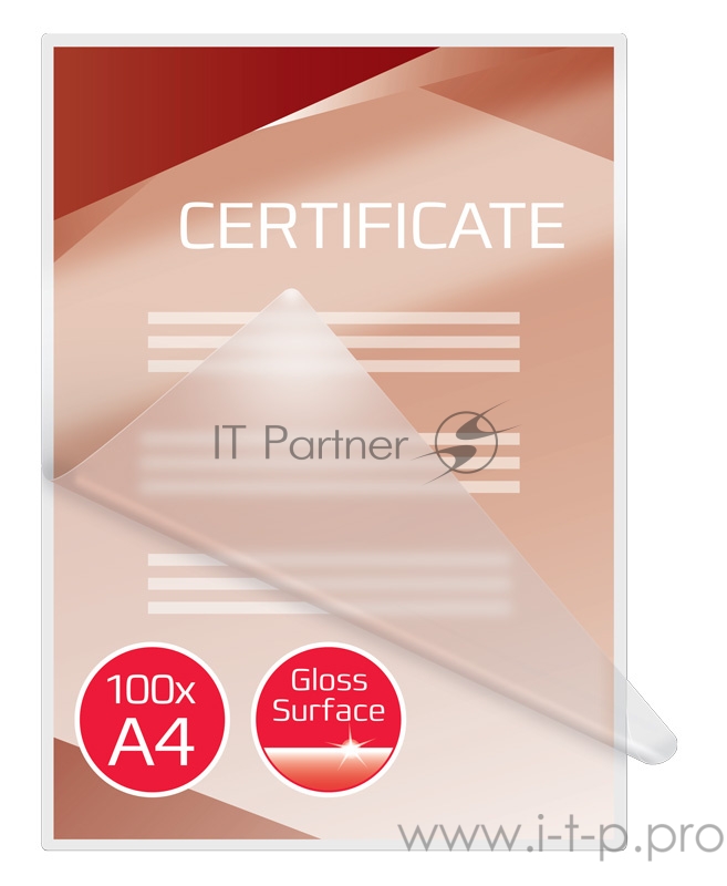 Пленка для ламинирования GBC 75мкм A4 (200шт) глянцевая 216x303мм 3745103