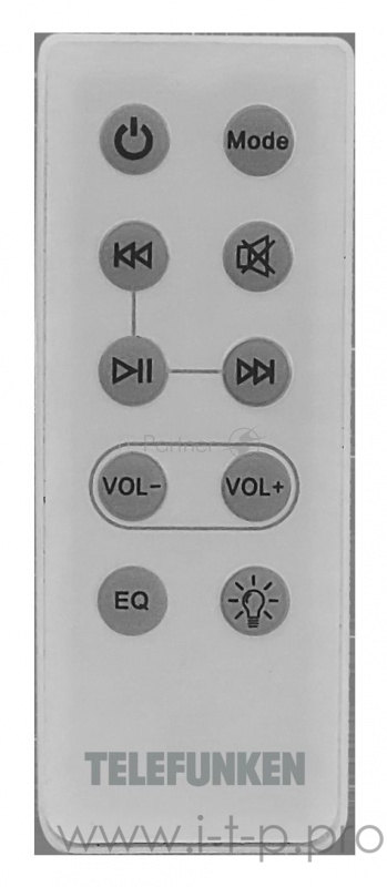 Колонка порт. Telefunken TF-PS1276B черный 35W 2.0 BT/3.5Jack/USB (TF-PS1276B(ЧЕРНЫЙ))