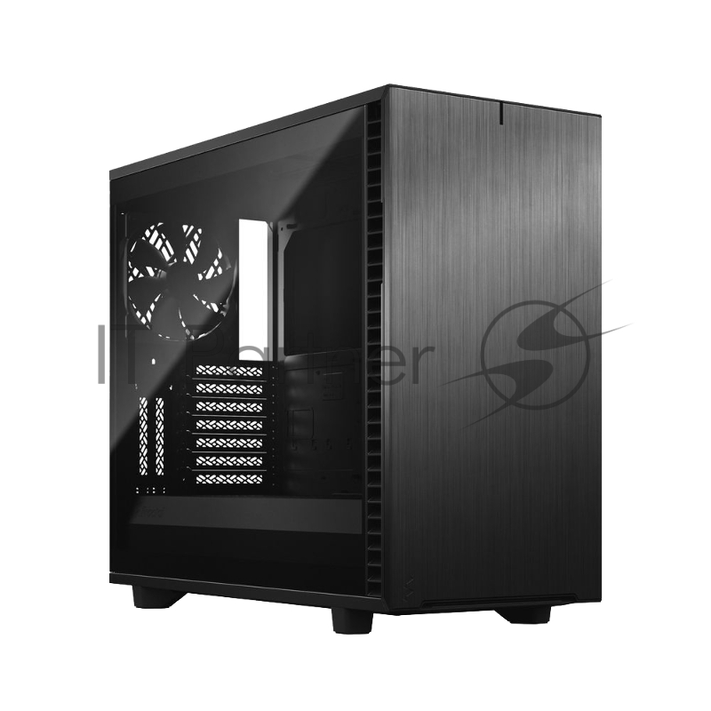 Корпус Fractal Design DEFINE 7 BLACK - DARK TG / mid tower / E-ATX / dark tint tempered glass / 3x140mm fans inc. / FD-C-DEF7A-03