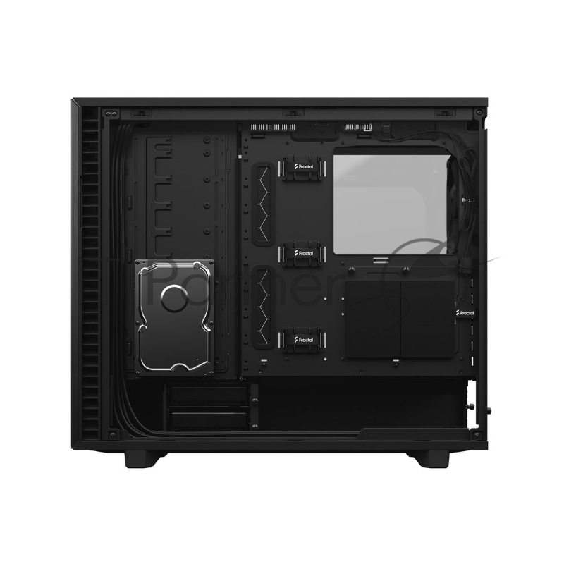 Корпус Fractal Design DEFINE 7 BLACK - DARK TG / mid tower / E-ATX / dark tint tempered glass / 3x140mm fans inc. / FD-C-DEF7A-03