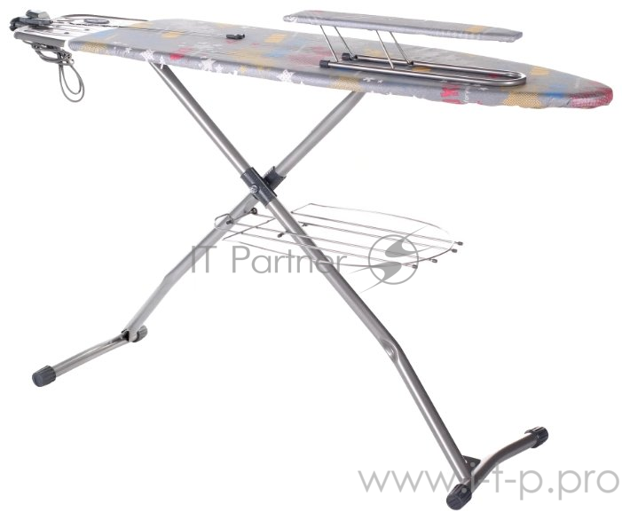 Доска гладильная НИКА НТ11 тефлон размер:122 х 40см, перфорированный моноблок, подутюжник, розет