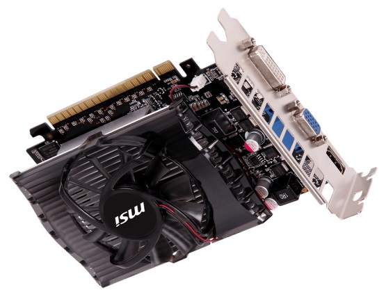 Видеокарта MSI PCI-E N730-4GD3 nVidia GeForce GT 730 4096Mb 128bit DDR3 750/1000 DVIx1/HDMIx1/CRTx1/HDCP Ret