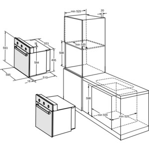 Электрическая духовка DARINA 1V5 BDE 111 709 B