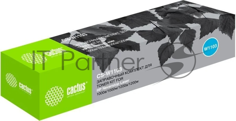 Картридж лазерный Cactus CS-W1103 черный (2500стр.) для HP Neverstop Laser 1000/1200