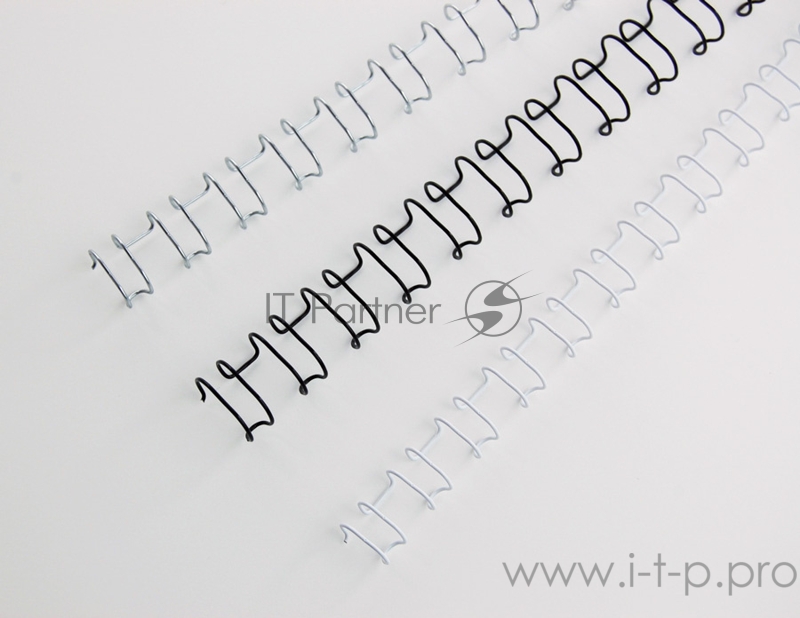 Пружины для переплета металлические GBC d=14мм A4 белый (100шт) MultiBind (IB165481)