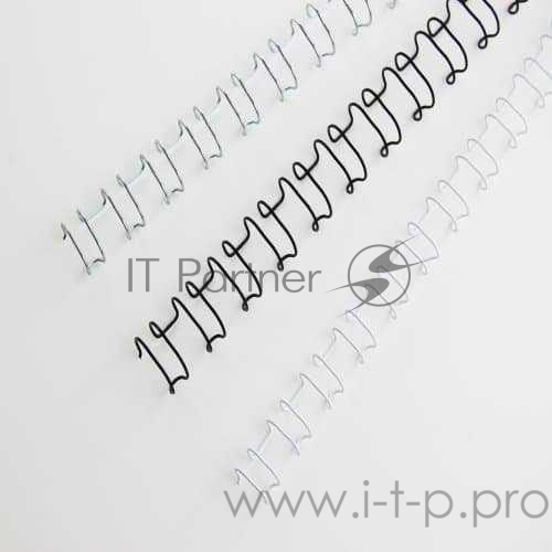 Пружины для переплета металлические GBC d=6мм A4 белый (100шт) MultiBind (IB165085)