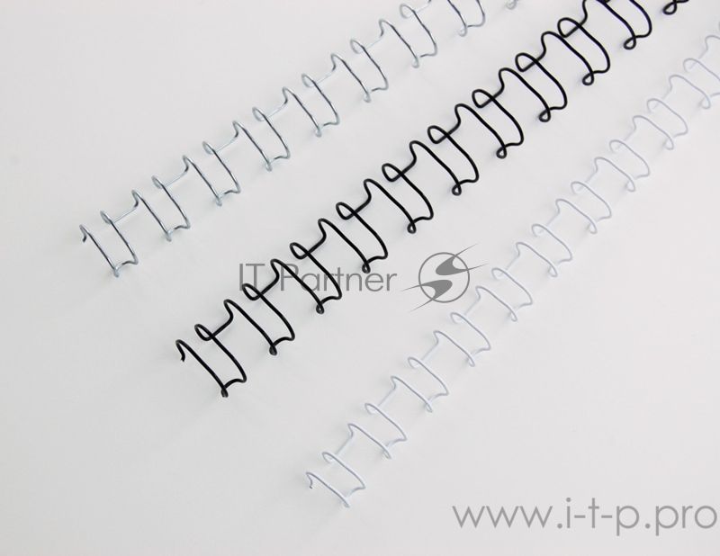 Пружины для переплета металлические GBC d=6мм A4 белый (100шт) MultiBind (IB165085)