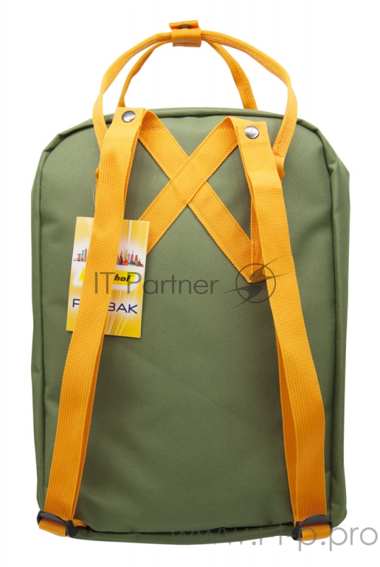 Рюкзак Silwerhof Cube оливковый/оранжевый