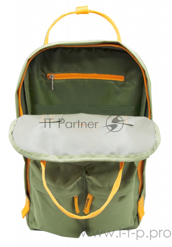 Рюкзак Silwerhof Cube оливковый/оранжевый