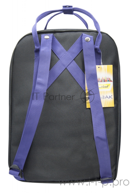 Рюкзак Silwerhof Cube черный/фиолетовый