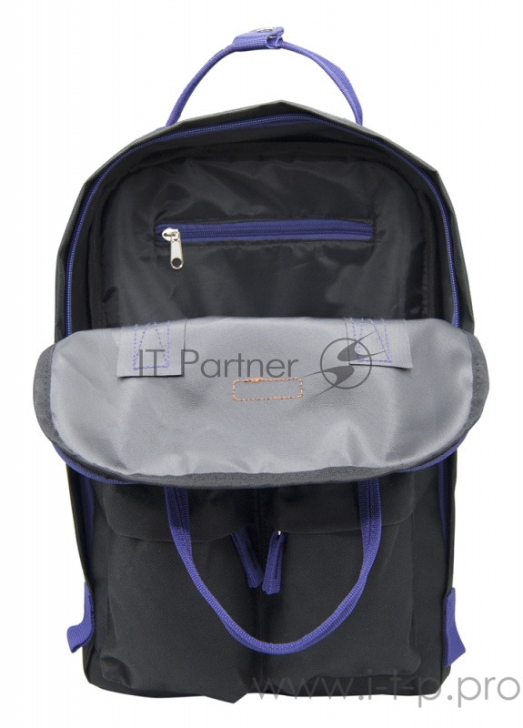 Рюкзак Silwerhof Cube черный/фиолетовый