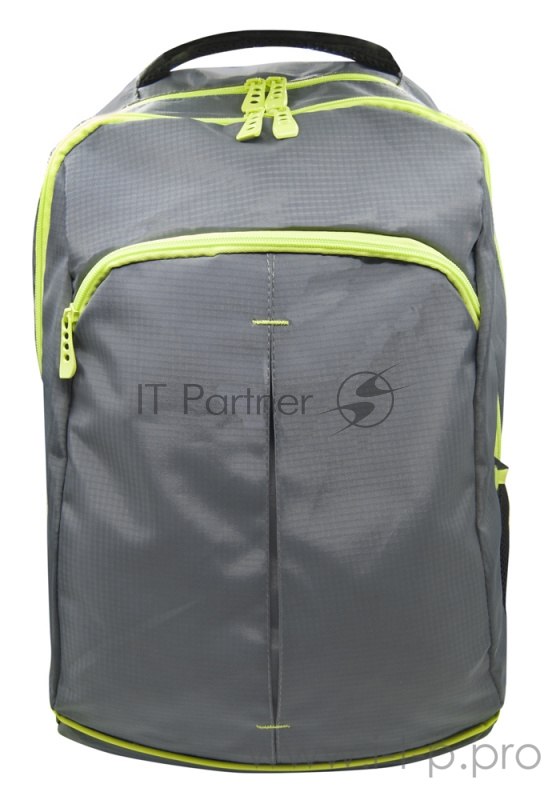Рюкзак Silwerhof Power серый/зеленый неоновый