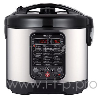 Мультиварка DELTA LUX DL-6524 : 900 Вт, 5л, 23 ПРОГРАММЫ,СУПЕРШЕФ,функция ВЕСЫ,книга рецептов(4)