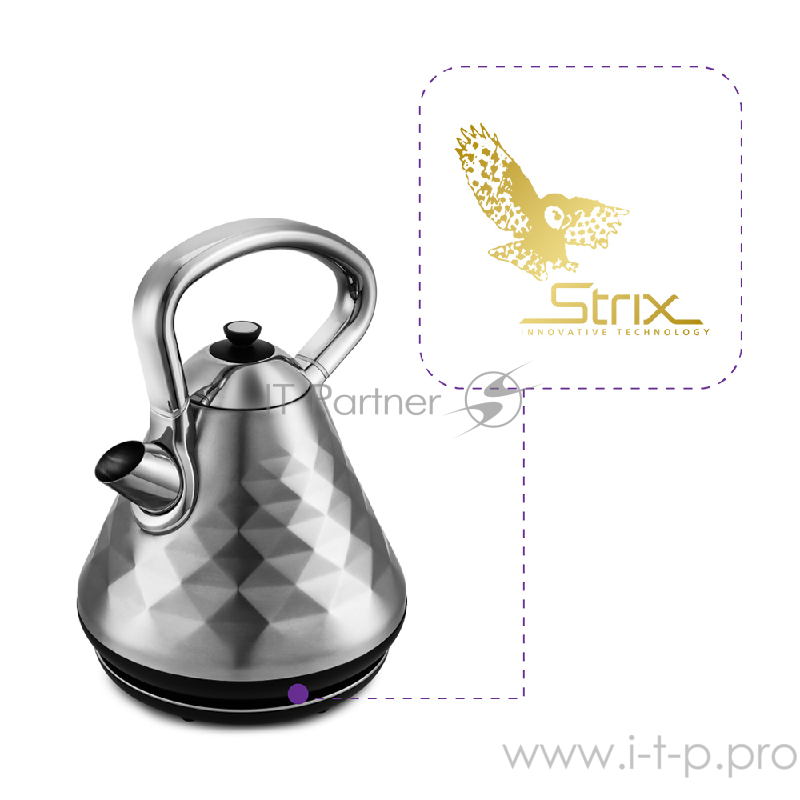 Чайник Kitfort КТ-698-4 серебристый