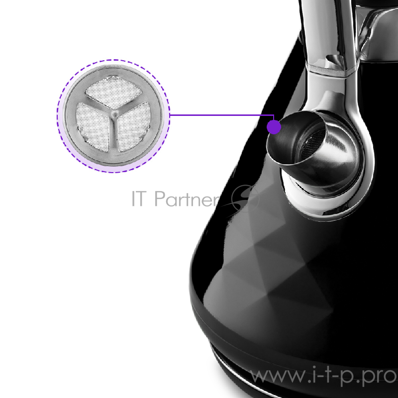 Чайник Kitfort КТ-698-1 чёрный