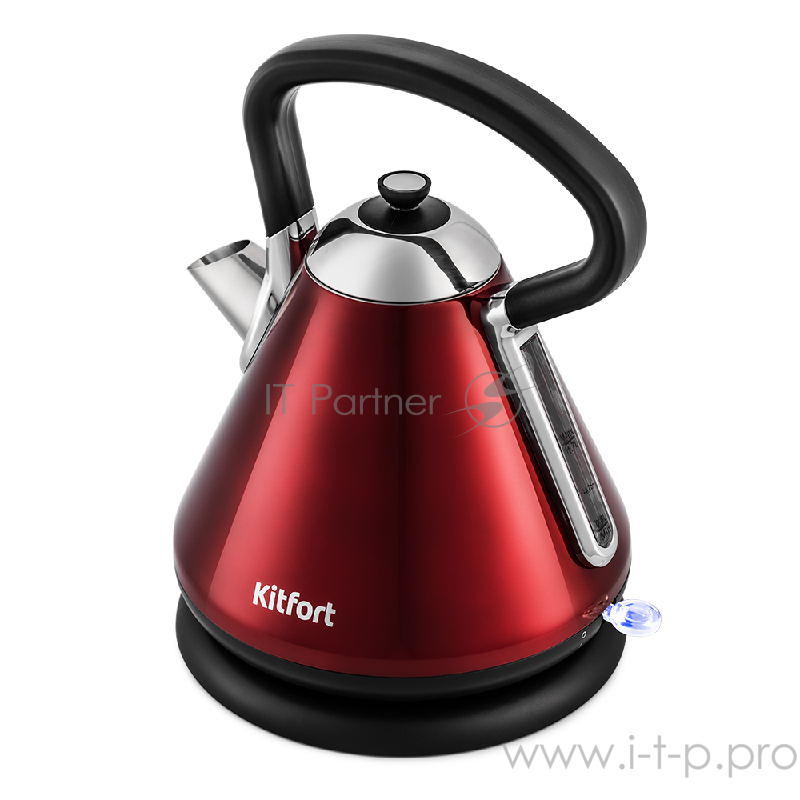 Чайник Kitfort КТ-697-2 красный металлик