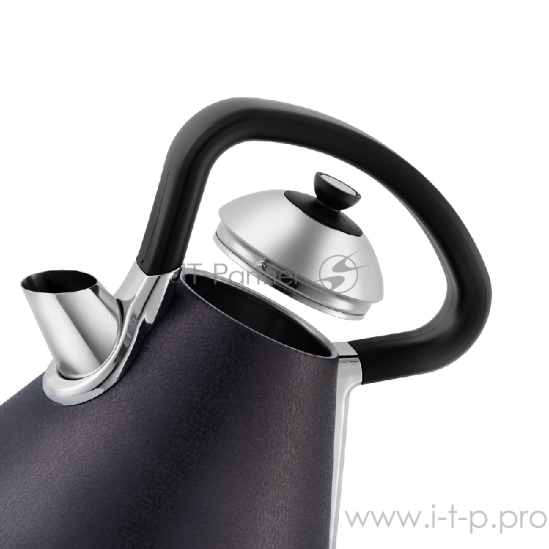 Чайник Kitfort КТ-697-1 чёрная кожа